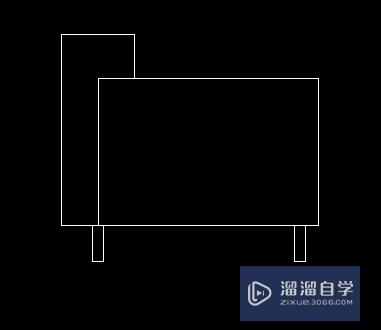 CAD怎样画沙发侧立面图？