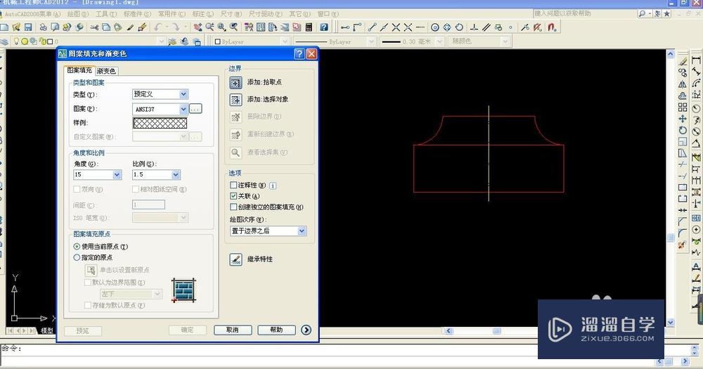 AutoCAD中的图案填充功能如何使用？