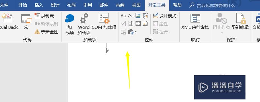 Word怎么使用开发工具？