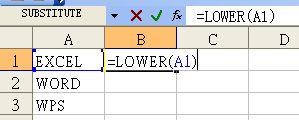 Excel 怎样把全部大写字母转换小写字母？