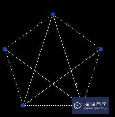 用CAD画一个五边形