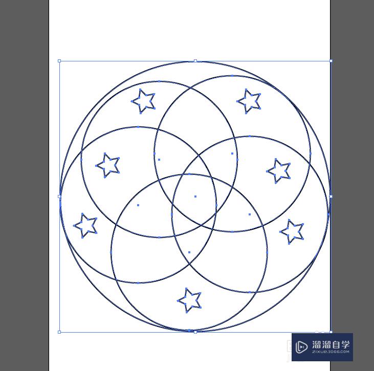 第1步打開ai第2步點擊左邊矩形共工具-橢圓工具,畫出一個圓第3步複製