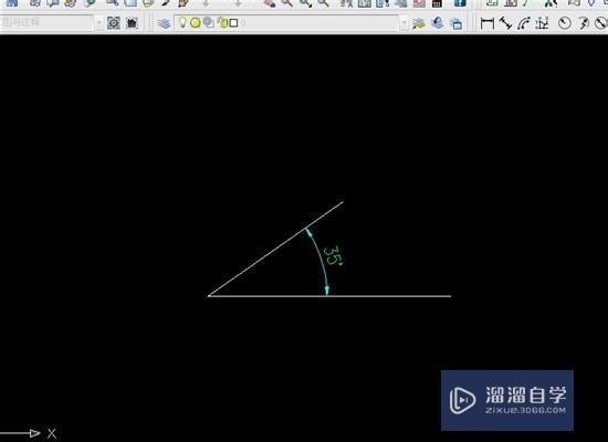 CAD2012怎么画角？