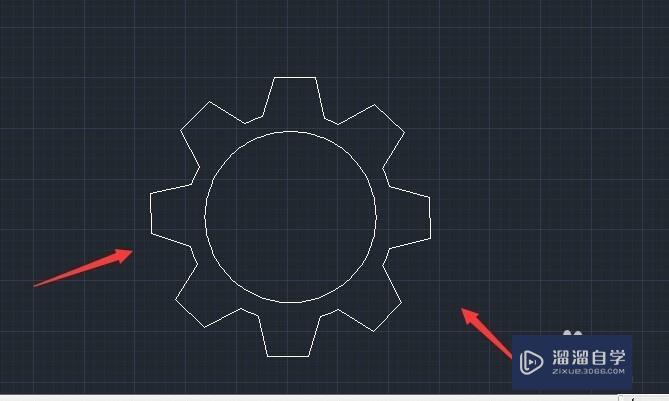 如何用AutoCAD2012画齿轮：[3]？