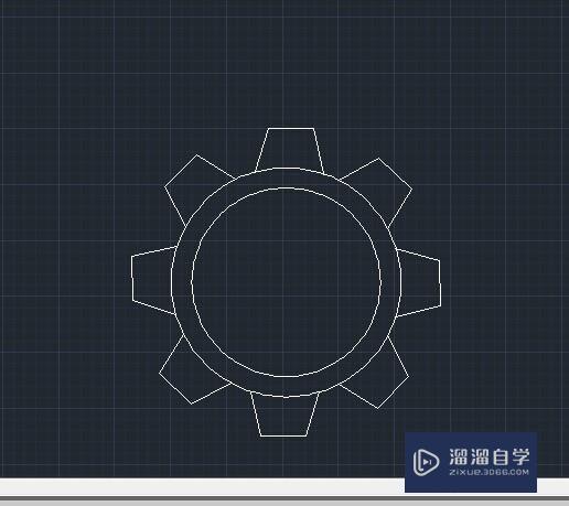 如何用AutoCAD2012画齿轮：[3]？