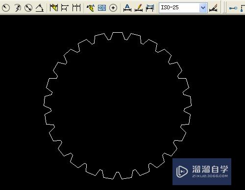 CAD怎样绘制齿轮图形？