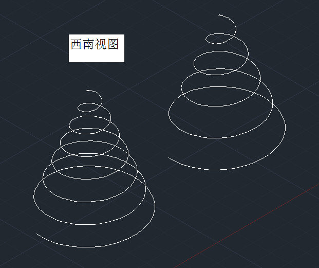 CAD螺旋 可以更改每一圈大小吗？