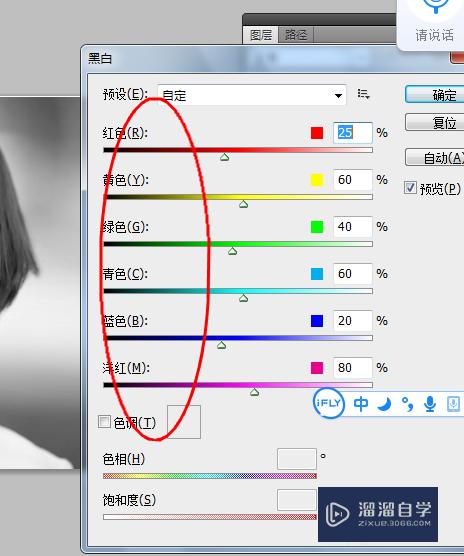 ps如何将图片变成黑白图片