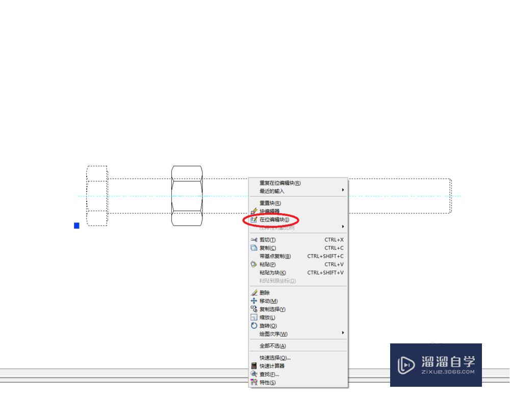 CAD画装配图如何用“块编辑器”？