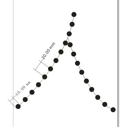 AI CDR 如何让物件沿路径等距离排列？