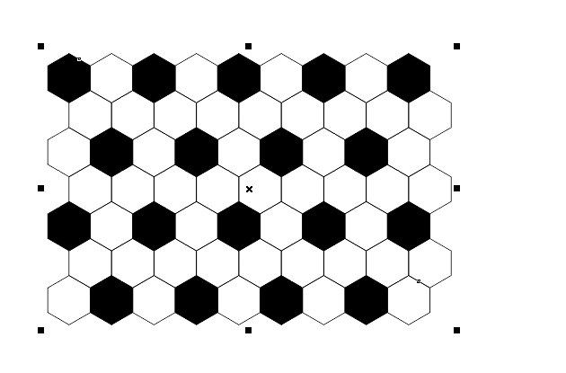 coreldraw 怎么画足球?