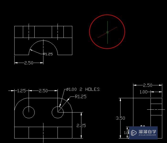 CAD实例 第27课 等轴测图（假三维）的画法