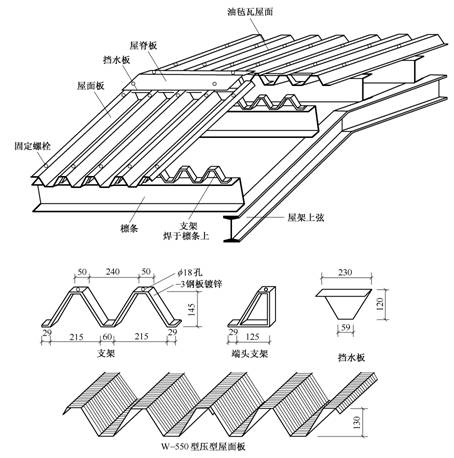 中式青瓦屋檐cad