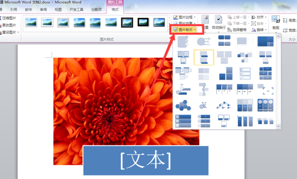Word2007怎么组合不了插入的图片和文字？