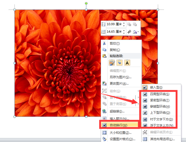 Word2007怎么组合不了插入的图片和文字？