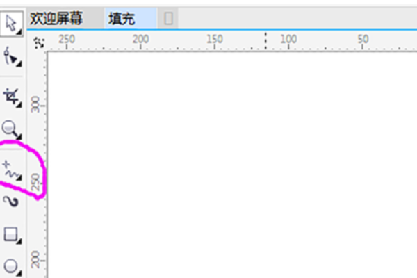 CorelDraw中手绘工具绘制的图形怎么填充不了颜色？