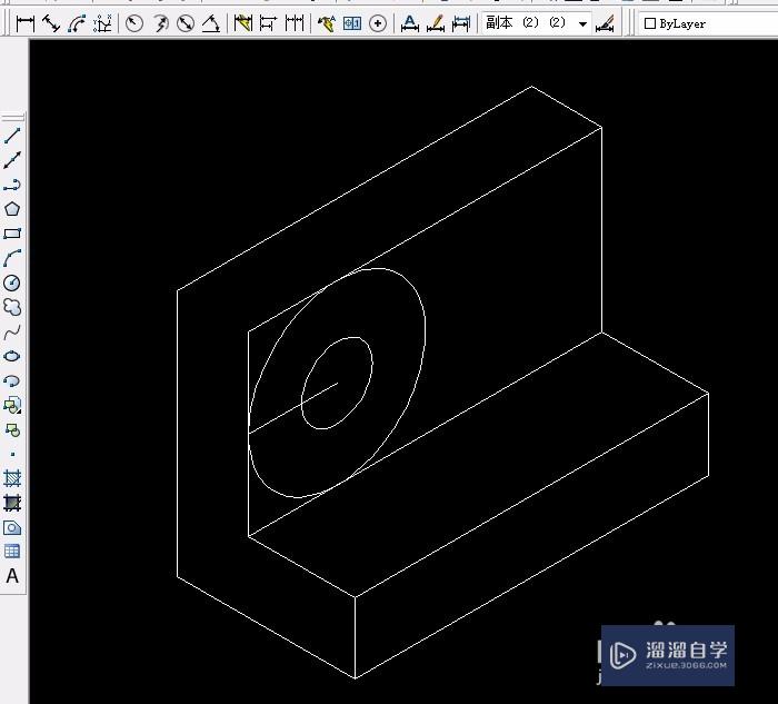 CAD实例 第27课 等轴测图（假三维）的画法