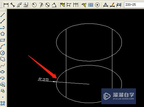 CAD怎样标注三维圆柱体的尺寸？