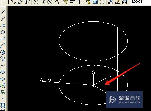 CAD怎样标注三维圆柱体的尺寸？