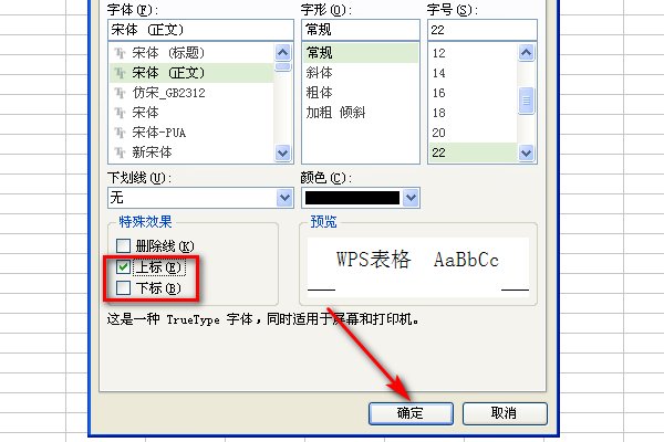 怎样在Excel里同时打出上下标？