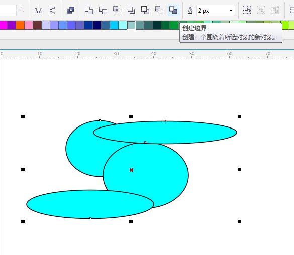 cdr里怎么做出这种图的轮廓轮廓要圆润还要跟原图有距离钢笔工具不算