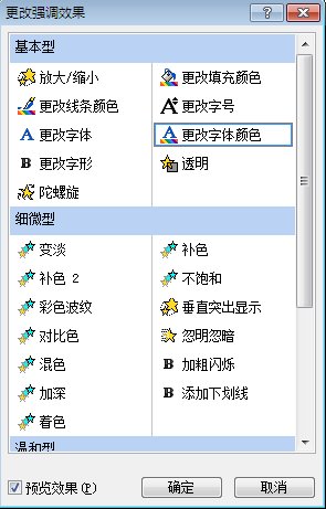 PPT放映时怎么让某一部分高亮显示？