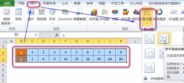 怎样用Excel画样条曲线？