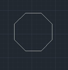 用CAD绘制八角凳