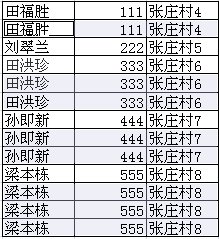 Excel中如何完成下拉列的自动填充？