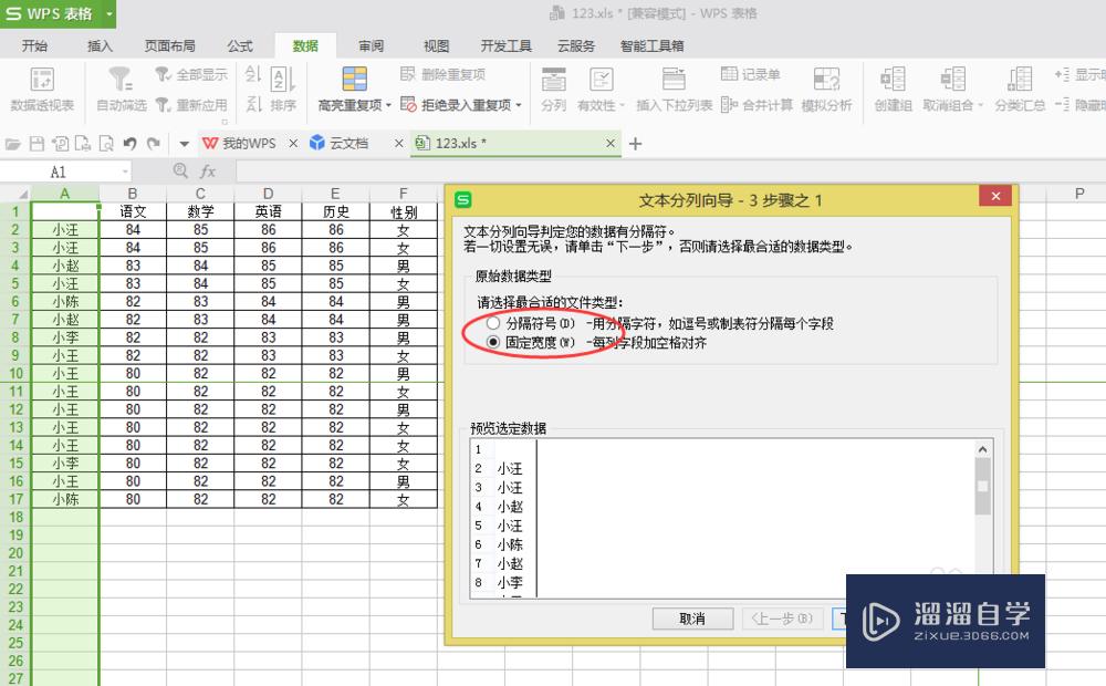 Excel表格怎么使用分列？