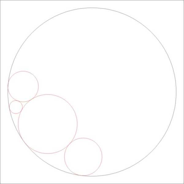 CorelDraw中画几个相切的圆