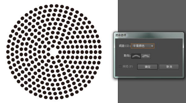 AI怎么画一圈一圈的圆，很多圆？