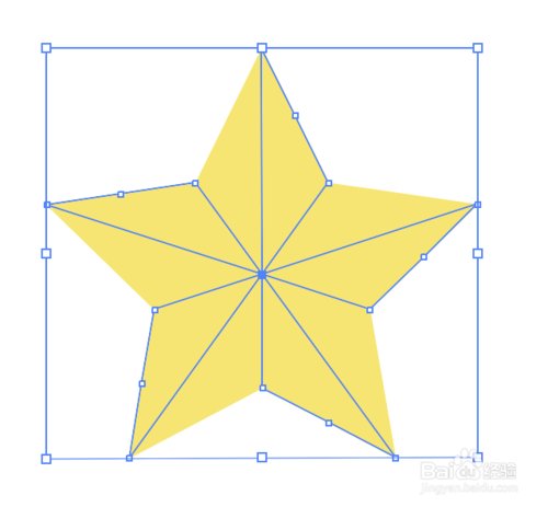 2019版AI如何画立体五角星啊？