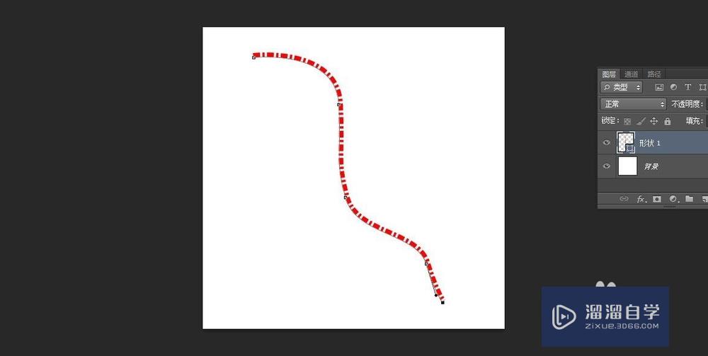 怎么用ps画点划线