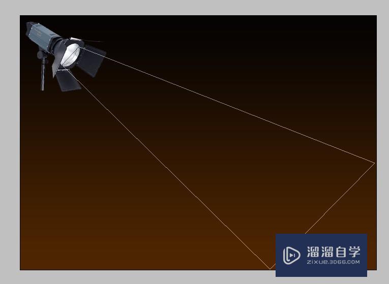 PS如何制作灯光效果？