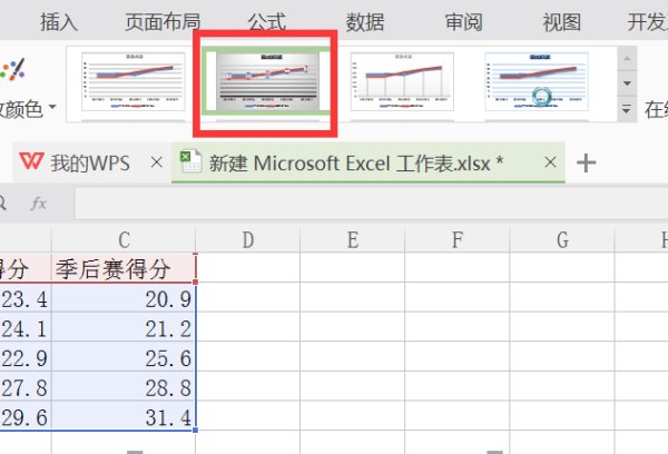 Excel2016怎么做折线图？