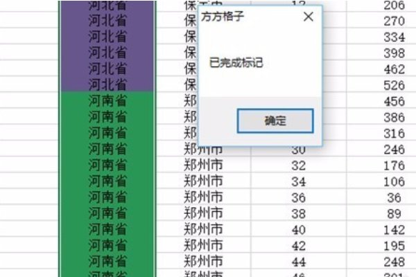 Excel 怎样不同的重复值标记不同的颜色？