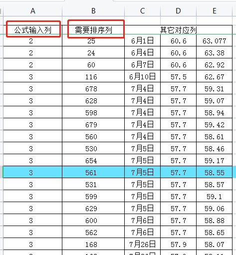 Excel如何按1，2，3.的顺序给行排序？