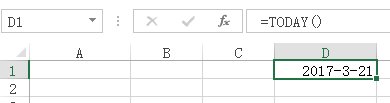 Excel 怎样用函数表示当天是星期几？