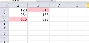Excel 怎样不同的重复值标记不同的颜色？
