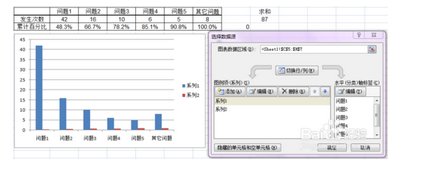 如何使用Excel2007制作柏拉图？