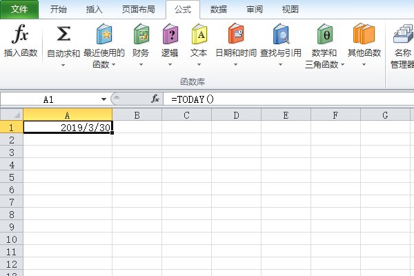 Excel怎么设置单元格自动显示当天日期？