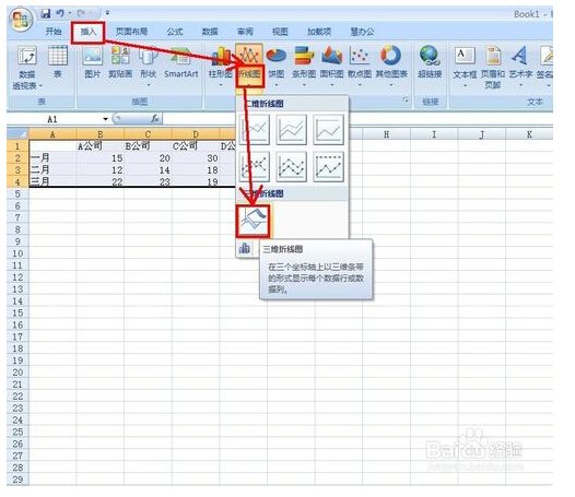 Excel制作折线统计图方法，我不会弄