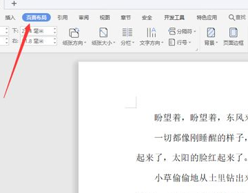 Word横向设置页面