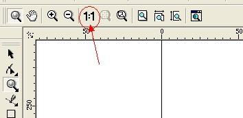 CorelDraw里怎么1:1看图？