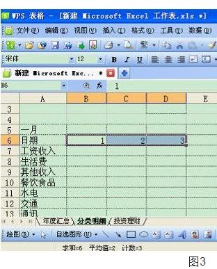 WPS表格怎样制作个性的记账本？