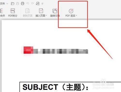 WPS文档电子版怎么签字？