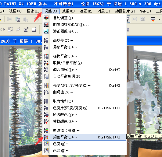 jpg的图在CDR里那么调颜色
