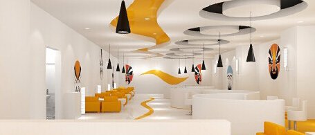 求主题餐厅CAD图+3D图。