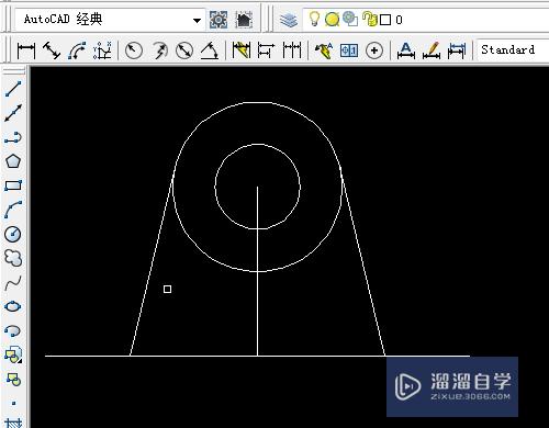 CAD怎样绘制轴承支座图？